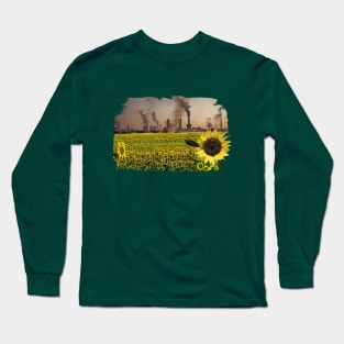 Sunflowers Attack! Long Sleeve T-Shirt